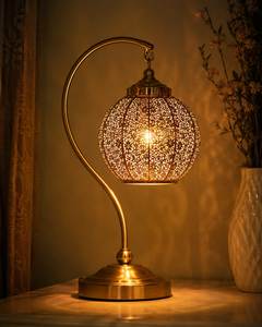 Exporter Maker Ramadhan Decor Golden Cylindrical Metal Cutwork <b>Tealight</b> Holder Set Ramazan Gift Hurricane Candle Stand Lighting - Product Image 3
