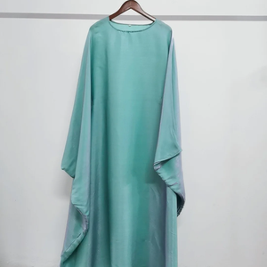 Ramadan Muslim Dress Women Abaya Eid Jilbab Kebaya Satin Bat Sleeve <b>Kaftan</b> Robe Caftan Hijab Dresses Kimono Islam Clothing Niqab - Product Image 4