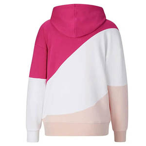 Sudaderas con Capucha Ajustadas de Alta Calidad para Mujer, Diseño Personalizado, 100% Algodón Transpirable, Color Rosa Blanco Invernal - Product Image 2