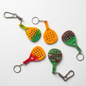 <b>Customized</b> HDPE Plastic Creative <b>Key</b> Chain Eco Friendly Merchandise Sustainable Souvenirs Gifts Marble Print Irregular Durable - Product Image 1