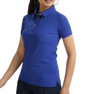 Chemise décontractée pour femme à manches courtes, respirante, à col, légère, écologique, en polyester/coton, nouveau design tendance - Product Image 3