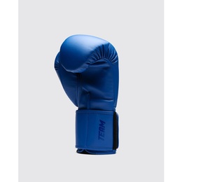 Guantes de Boxeo Fly Superloop Pro X2 Azules al por Mayor, Cuero Genuino de Vaca, Correa de Muñeca Ajustable, Cierre de Gancho y Bucle Elástico - Product Image 5