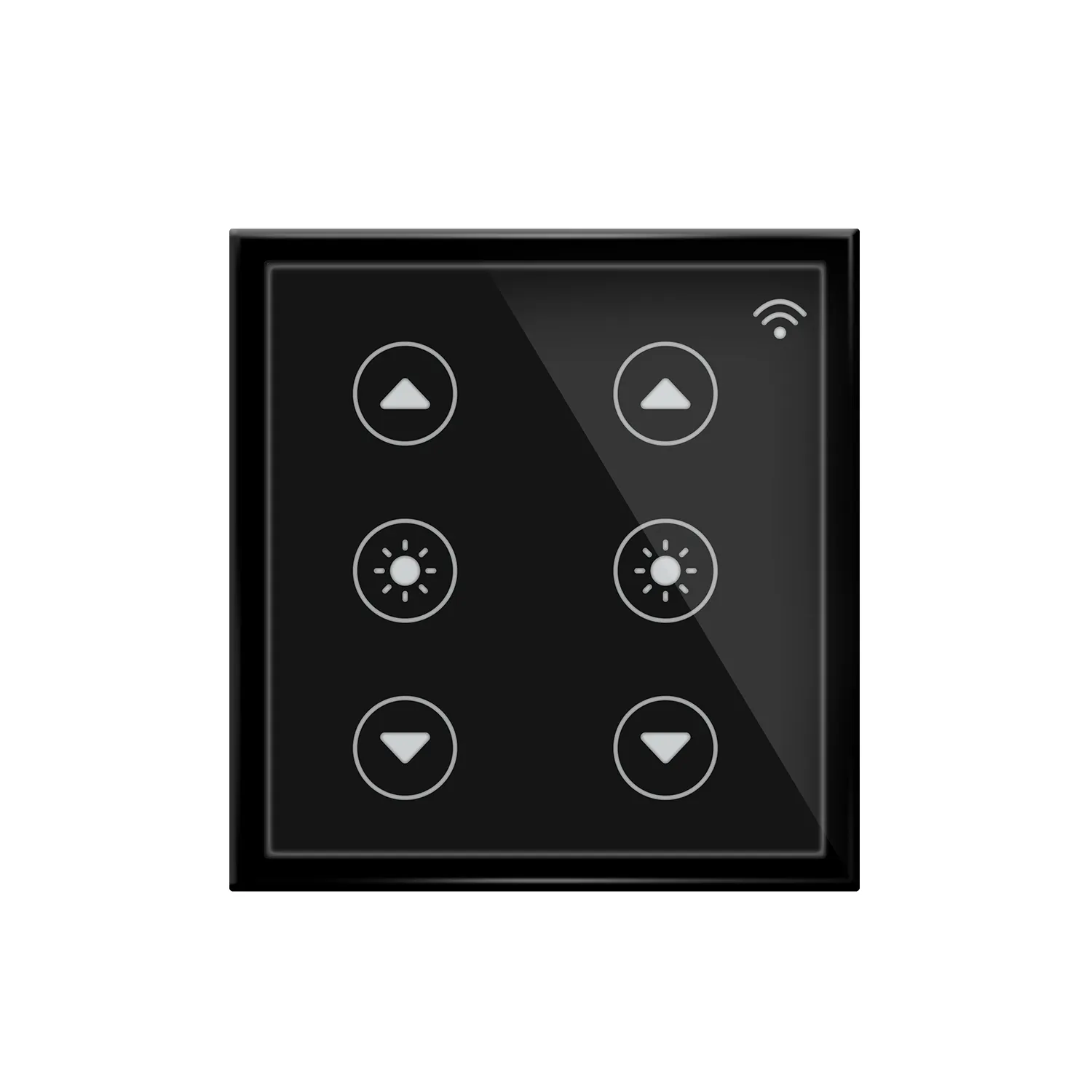 India Wifi Touch Dimmer Switch con due canali supportati dal sistema Android iOS per Smart life con Smart Dimmer Light Switch