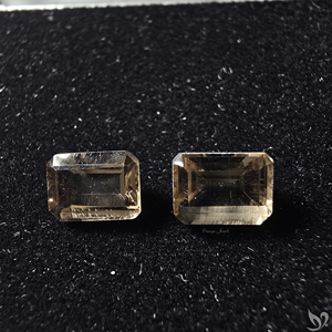 Quartz fumé taille émeraude 2,98 carats, pierre précieuse brune en vrac pour la création de bijoux sur mesure - Product Image 4
