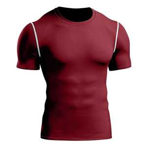 Camiseta Deportiva de Compresión Personalizada para Hombre, Ropa de Gimnasio, Cuello Redondo, Camisetas de Compresión para Hombre - Product Image 3
