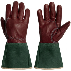 Guantes de Soldadura TIG de Piel de Oveja de Primera Capa, Antideslizantes, Duraderos, Gruesos (30 cm), Resistentes al Calor, con Puño de Seguridad Transpirable, Libres de Látex, Industriales - Product Image 2