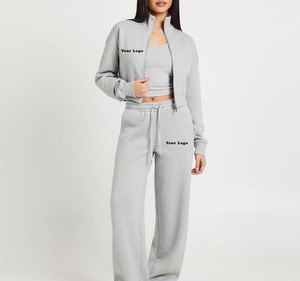Conjunto Deportivo Personalizado para Mujer, Chaqueta Ligera y Pantalones Deportivos, Marca Privada, Fabricante de Ropa Deportiva al por Mayor - Product Image 4