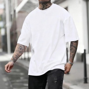 Fournisseur de t-shirts pour hommes, commandes en gros, logo personnalisé, coton, polyester, imprimé, uni, marque privée, OEM - Product Image 5