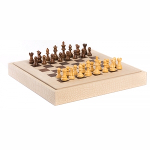 ชุดหมากรุกโลหะหรูหราพร้อมกล่องเก็บไม้ กระดานแม่เหล็กขนาดใหญ่แบบกำหนดเอง เกมหมากรุกมืออาชีพสำหรับเป็นของขวัญ ชุดหมากรุกหนัง - Product Image 3