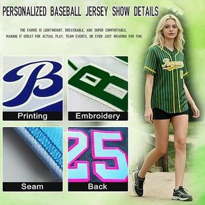 Ropa Deportiva para Hombre, Jersey de Béisbol para Equipo, 2025, Jersey de Béisbol Transpirable Más Vendido - Product Image 6
