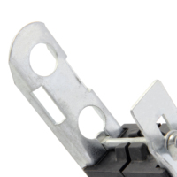 Support de suspension en J pour câble à fibres optiques FTTH GYTC8S ADSS, pince de tension pour câble à fibres optiques