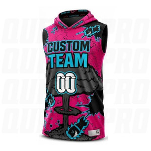 Custom Flag Football Jerseys <b>Pink</b> Teal Black Squad 7on7 5v5 2v2 Football Jerseys Explosive Look Custom Sublimation Team Sports - Product Image 3