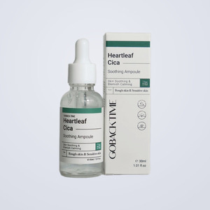 เซรั่มบำรุงผิวหน้าเกาหลี K-Beauty Gobaektaim Heartleaf Cica Soothing Ampoule ผลิตในเกาหลี 30 มล. เซนเทลล่า เอเชียติก้า - Product Image 6
