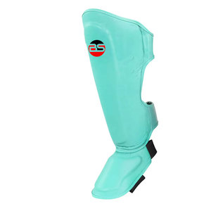 Protège-tibias de boxe de haute qualité, dernier design, protection des pieds, vente en gros, protège-tibias en cuir pour MMA, fabriqués par Burhan Sports - Product Image 5