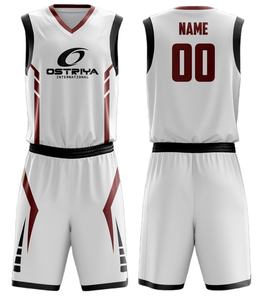 Tenue de sport d'entraînement de basketball unisexe, nouveau design, maillot et short de basketball sur mesure - Product Image 1