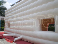 Grande tente cube gonflable pour événements, parcours de jeux combiné, piste de course, château gonflable extérieur décoratif, petite machine distributrice, carnaval