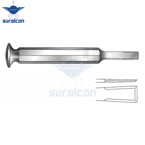 Osteótoomio Tessier Recto de 16 cm / 6-1/4 Pulgadas de Largo y 10 mm de Ancho para Corte y Modelado Óseo de Precisión - Product Image 5