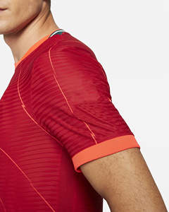 Maillot de football personnalisé noir et rouge à manches courtes, uniforme d'équipe, t-shirt de sport - Product Image 4