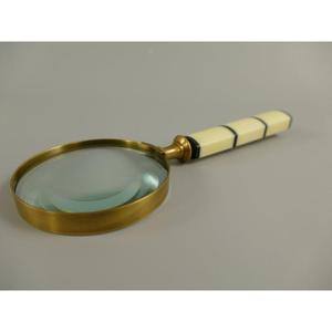 Loupe de luxe dorée avec poignées en corne, prix abordable, articles cadeaux nautiques, dernière arrivée - Product Image 2