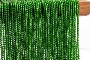 Cuentas sueltas de jade verde de Malasia para la fabricación de joyas, pulseras, collares, manualidades y bricolaje. - Product Image 5