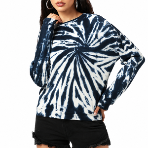 Women Oversized <b>Tie</b> <b>Dye</b> <b>Sweatshirt</b> Trendy Long Sleeve Casual for Winter Street Style Clothing - Product Image 1