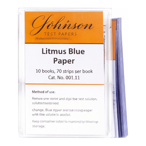 Papel y Rollo de Tiras Reactivas de Litmus Johnson para Pruebas de pH Ácido-Base Azul Rojo Neutro - Product Image 1