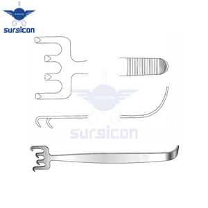 Retractor Facial Walter de 19 cm (7.5 Pulgadas), Retractor Quirúrgico de Acero Inoxidable, Instrumento Médico Reutilizable para Lifting Facial y Cirugía Plástica - Product Image 3