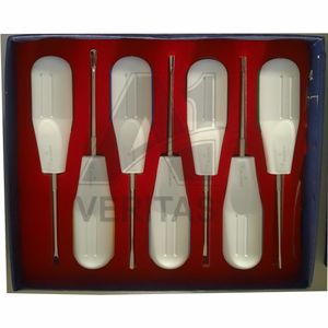 เครื่องมือถอนฟันแบบหมุนได้ 360 องศา A-1 VERITAS รุ่นแมนนวล สำหรับศัลยกรรมช่องปาก ผลิตจากสแตนเลสสตีล ใช้ซ้ำได้ - Product Image 3
