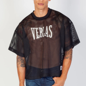 Custom Retro Boxy Fit Football Jersey for Men Quick Dry <b>Mesh</b> Soccer <b>Crop</b> <b>Top</b> with Oversized Boxy Soccer Wear T-shirt Design - Product Image 3