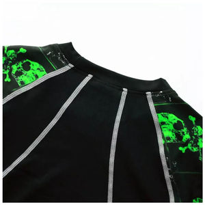 Camiseta de compresión al por mayor, Rashguard sublimado de manga larga, Rashguard BJJ personalizado para hombre, Servicio OEM, Personalizado - Product Image 4