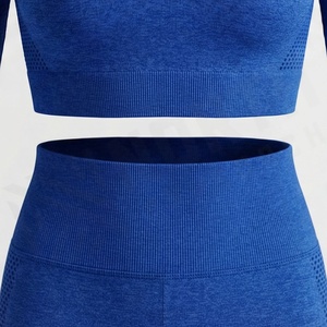 Ensemble de yoga pour femmes, vêtements de sport respirants pour la gym, tenue de fitness, vêtements de sport athlétiques, vêtements de course à pied - Product Image 5