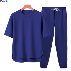 Conjunto de Verano de 2 Piezas, Camiseta de Manga Corta y Pantalones Deportivos para Hombre, Ropa Informal y Elegante, Unisex, Personalizada con Impresión por Transferencia de Calor, Transpirable - Product Image 1