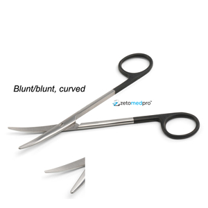 กรรไกรตัดม่านตาแบบซุปเปอร์คัทสีทอง1ใบมีดทำจากสเตนเลสคุณภาพสูงทังสเตนคาร์ไบด์ทรงตรงไมโคร - Product Image 4