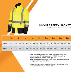Construction Safety Reflecting Stripes <b>Jacket</b> Coats Workwear High Visibility Safety Clothing Security <b>Worker</b> <b>Jackets</b> - Product Image 6