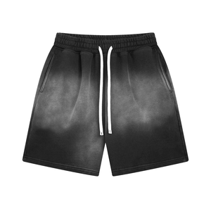 Shorts Homme Personnalisés Style Urbain 100% Coton à Cordon de Serrage Mi-Taille, Tissu Tricoté Respirant, OEM/ODM, Marque Privée, Vente en Gros - Product Image 3