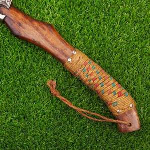 Hacha de camping RAGNAR de 18 pulgadas de Steel Craft International, cabeza de hacha tipo tomahawk de grado industrial, forjada en acero con alto contenido de carbono, mango de madera de fresno. - Product Image 3