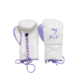 Guantes de Kick Boxing MMA Hechos a Medida, 100% Cuero Vacuno, con Cordones, para Entrenamiento Profesional, para Adultos, Guantes Fly - Product Image 1