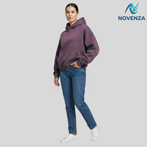 Sweat-shirt à capuche oversize décontracté pour femmes, disponible en différentes couleurs - Product Image 3