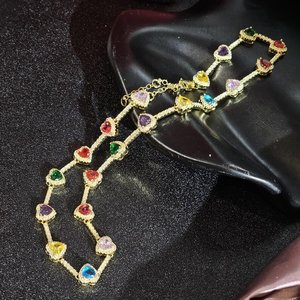 Collier ras du cou de luxe en moissanite taille princesse, plaqué rhodium, argent 925, unisexe, bijou géométrique tendance pour soirée - Product Image 6
