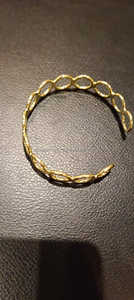 Bracelet réglable artisanal en laiton Regal Radiance pour un luxe intemporel et un style moderne - Product Image 4