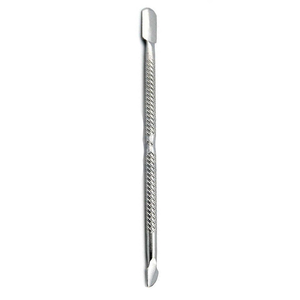 MARI INSTRUMENTS Empujador de Cutículas Profesional de Acero Inoxidable Reutilizable, Removedor de Cutículas de Doble Punta para Manicura y Pedicura - Product Image 1