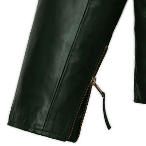 Vestes en cuir à fermeture éclair intégrale à prix de gros – Blouson d'hiver élégant en cuir véritable de qualité supérieure pour homme - Product Image 6