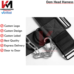 Arnés de Cabeza Ajustable para Gimnasio, Entrenador de Fuerza para Cuello, Soporte de Resistencia para Entrenamiento, Proveedor OEM - Product Image 5