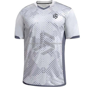 เสื้อฟุตบอลโพลีเอสเตอร์ผสมสแปนเด็กซ์ทันสมัย ออกแบบได้ตามต้องการ เนื้อผ้าระบายอากาศ ชุดกีฬา พร้อมชื่อทีมและหมายเลข - Product Image 2