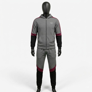 Nueva Llegada: Conjuntos Deportivos de Dos Piezas para Hombre, Casuales, de Color Sólido, Transpirables, Ligeros, 100% Algodón, Precio al por Mayor para Invierno - Product Image 1