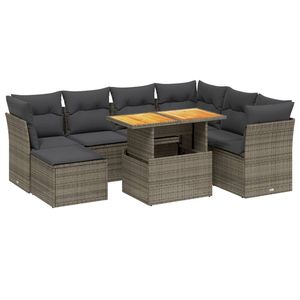 Conjunto de Sofás Grises para Jardín - Product Image 2