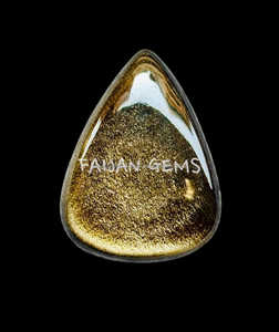 FAIJAN GEMS Pierre roulée d'obsidienne dorée AAA, cristal de guérison poli, pierre précieuse pour l'équilibre énergétique, la méditation et la spiritualité, Rajasthan - Product Image 4