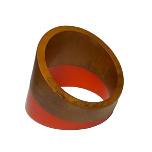 กำไลไม้โบราณคุณภาพพรีเมียม ดีไซน์ทรงกลม ขัดเงา บรรจุภัณฑ์แบบกำหนดเอง สำหรับผู้หญิงทุกโอกาส - Product Image 1