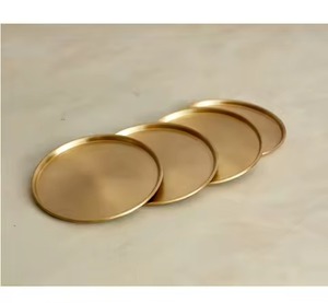 Metal Coasters Set Stylish Drink <b>Protectors</b> for Dining <b>Table</b> Restaurant Hotel Bar Home Office - Product Image 2