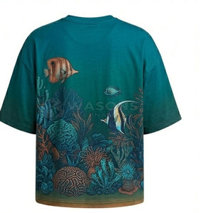 เสื้อยืดพิมพ์ลายโอเวอร์ไซส์สำหรับผู้ชาย แฟชั่นใหม่ ดีไซน์กราฟิก ทรงหลวม ผ้าระบายอากาศ สวมใส่สบายทุกวัน - Product Image 6